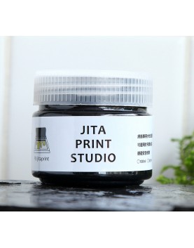 絹版水性油墨-黑色|100ml|