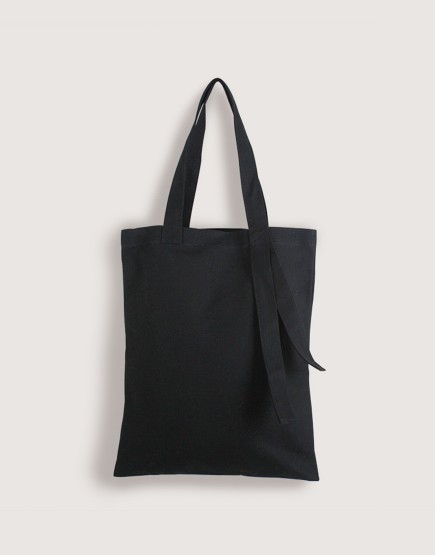 帆布直式袋 | 黑色袋子+黑色背帶