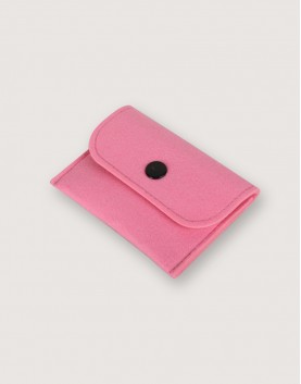 |預購|長方形羊毛氈零錢袋-粉色