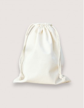 中帆布束口收納袋-大