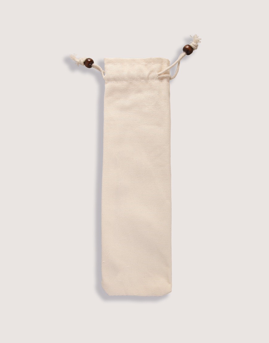  棉布雙抽筷袋 束口袋 餐具袋