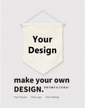 |客製款|棉麻五角掛旗