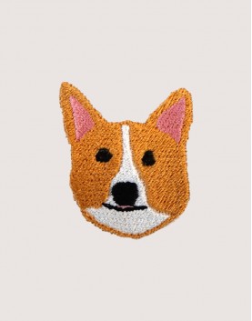 |刺繡|柯基三連拍 一拍