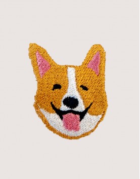 |刺繡|柯基三連拍 三拍