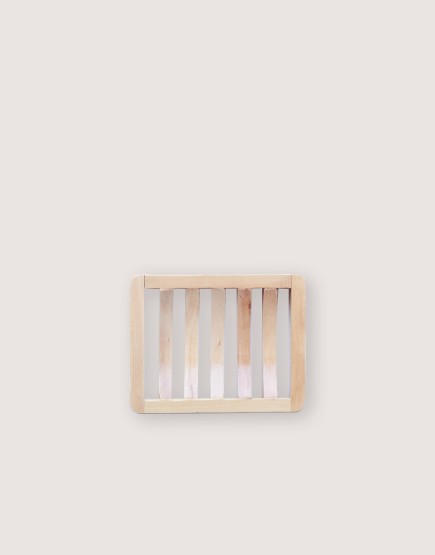 木製皂盤|條紋微彎款|