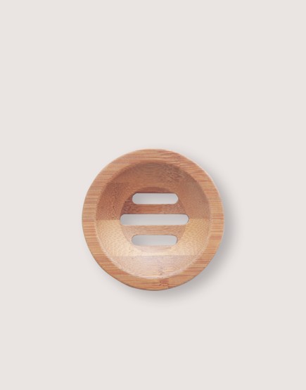 竹製皂盤-S|圓形款|