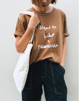 |預購||愛臺灣|Taiwanese 絹印重磅短袖T feat. 台灣囝仔袋