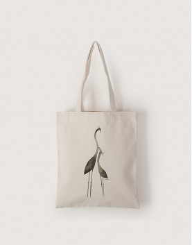 |插畫款|中帆布單層直式袋-心情小鳥系列